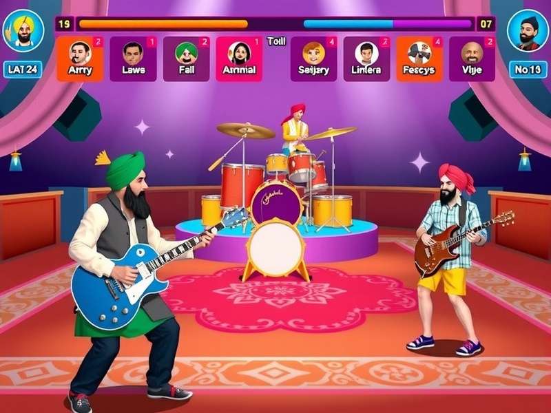 Punjabi Rhythm Kings Game Screenshot